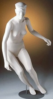 manichino donna modello sciare